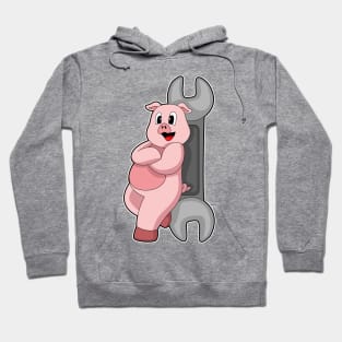 Pig Handyman Wrench Hoodie